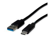 ROLINE RM Cable USB 3.2 Gen 2, USB A-C, ST/ST, Negro, 2 m