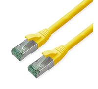 ROLINE RM Patchkabel Kat.6A S/FTP (PiMF), gelb, 3 m
