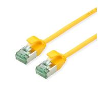 ROLINE RM U/FTP DataCenter Patch Cable Cat.6A (Clase EA), Delgado, Amarillo, 0,15 m