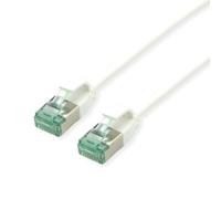 ROLINE RM U/FTP DataCenter Patch Cable Cat.6A (Clase EA), delgado, blanco, 0,5 m