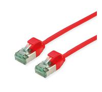 ROLINE RM U/FTP DataCenter Patch Cable Cat.6A (Clase EA), Delgado, Rojo, 0,15 m