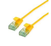 ROLINE RM UTP DataCenter Patch Cable Cat.6A (Clase EA), delgado, amarillo, 1,5 m