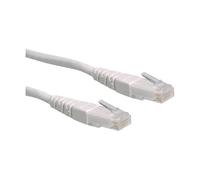 ROLINE ROLINE Patchkabel Cat.6 Class E UTP 1m Blanco, Cable de Red Ethernet RJ-45, AWG 23, 100 Omega, EIA/TIA 568, Categoría 6 Clase E U/UTP