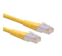 ROLINE 21151312 - Cable de conexión Cat.6 S/FTP PIMF amarillo 0,3m