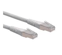 ROLINE 21151310 - Cable de conexión Cat.6 S/FTP PIMF gris 0,3m