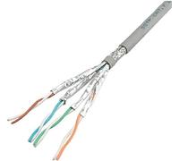 ROLINE S/FTP-(PiMF) Cable Cat.6/Class E, Solid Wire, AWG 23 100 m - Cable de Red (Solid Wire, AWG 23 100 m, 100 Ohmio, 10 cm, PVC)