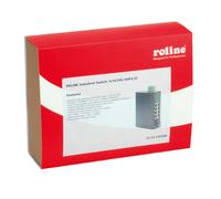 ROLINE Switch Industrial, 7 Puertos RJ-45 Ethernet y 1 Puerto ST Fibra Óptica, Unmanaged, 10/100 Mbps, Full Duplex