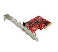 ROLINE Tarjeta PCI Express, USB 3.2 Gen 2x2, 1 Puerto Tipo C
