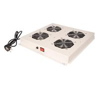 ROLINE Unidad de ventilación de Techo de 19 Pulgadas, 4 Ventiladores, ON/Off, Gris