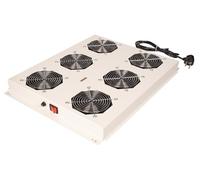 ROLINE Unidad de ventilación de Techo de 19 Pulgadas, 6 Ventiladores, ON/Off para Armario de Servidor, Gris