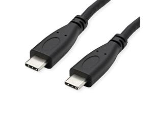 Roline USB3.2Gen2 Kabel, PD 20V5ATyp C-C, ST/ST, 1 m