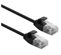 ROLINE 21153953 - Cable de conexión Cat.6a UTP negro 1m.