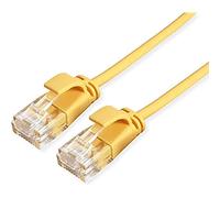 ROLINE UTP DataCenter - Cable de Red (Cat. 6A, Clase EA, LSOH, 1 m), Color Amarillo