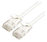 Roline UTP DataCenter - Cable de red (cat. 6A, LSOH, fino, 0,5 m), color blanco