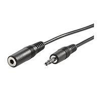 Roline VALUE Cable alargador de 3,5 mm ST/BU, negro, 5 m