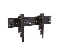 ROLINE Video-Wand-Loesung 17.03.1252 - Soportes de Pared Duales para Digital Signage, Metal Negro, 2 Pantallas, 50 kg