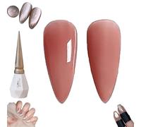 Rolita Gel Polish, 2024 New 16 Colors Nude Gel Polish, Rolita Nail Polish, Glitter Crystal Gel Nail Polish, Jelly-Colored Nail Polish, Cat Eye Gel Nail Polish, Quick Dry Nail Polish (0.06Oz,Y-12)
