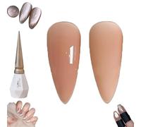 Rolita Gel Polish, 2024 New 16 Colors Nude Gel Polish, Rolita Nail Polish, Glitter Crystal Gel Nail Polish, Jelly-Colored Nail Polish, Cat Eye Gel Nail Polish, Quick Dry Nail Polish (0.06Oz,Y-07)