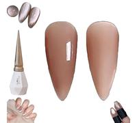 Rolita Gel Polish, 2024 New 16 Colors Nude Gel Polish, Rolita Nail Polish, Glitter Crystal Gel Nail Polish, Jelly-Colored Nail Polish, Cat Eye Gel Nail Polish, Quick Dry Nail Polish (0.06Oz,Y-10)