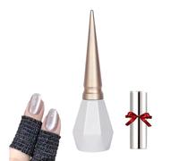 Rolita Gel Polish, Rolita Nail Polish, Cat Eye Gel Nail Polish, Nude Ice-Clear Jade Gel, Glitter Crystal Gel Nail Polish with Magnet,Crystal Cat Eye Gel Polish Silver (Y-27)