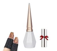 Rolita Gel Polish, Rolita Nail Polish, Cat Eye Gel Nail Polish, Nude Ice-Clear Jade Gel, Glitter Crystal Gel Nail Polish with Magnet,Crystal Cat Eye Gel Polish Silver (Y-38)