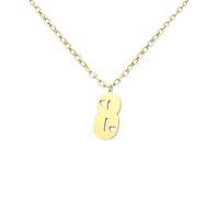 ROLIZHN Collar de acero inoxidable con número de ángel 0, 1, 2, 3, 4, 5, 6, 7, 8, 9, para mujeres y hombres, número de la suerte con corazón de amor, cadena de color dorado, collar de regalo de