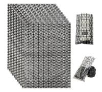 ROLKUFA 20 Bolsas antiestáticas de LDPE negras, con rejilla conductora, para placas base, tarjetas gráficas, discos duros y componentes electrónicos sensibles