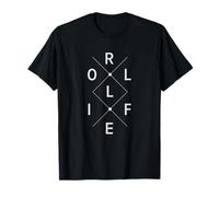 Roll for Life - Diseño brasileño de Flujo de Jiu Jitsu Camiseta