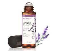 Roll-On Aceite Esencia,Aceite Esencial Lavanda,100% Natural BIO,Lavanda Aceite Esencial Puro,Lavandas Verdadera Aliviar el estrés y relajar el cuerpo y la Mente