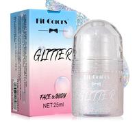 Roll-on Body Glitter Gel,Roll-on Body Glitter Gel,Mermaid Paillettes Glitter Body Face Haar,Festival Rave Accessories,Shimmer Makeup für Festival Halloween Rave Party