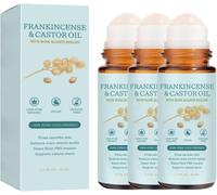 Roll-on de 50 ml con aceite de incienso y ricino; para el cuidado facial; aceite nutritivo, iluminador y reafirmante; reduce arrugas y líneas de expresión; apto para todo tipo de piel.