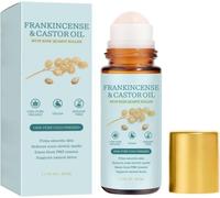 Roll-on de 50 ml con aceite de incienso y ricino; para el cuidado facial; aceite nutritivo, iluminador y reafirmante; reduce arrugas y líneas de expresión; apto para todo tipo de piel.