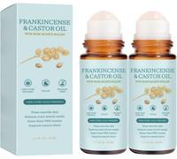 Roll-on de 50 ml con aceite de incienso y ricino; para el cuidado facial; aceite nutritivo, iluminador y reafirmante; reduce arrugas y líneas de expresión; apto para todo tipo de piel.