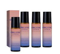 Roll-on de aceite de ricino,Organic Castor Oil Roll-On with Rose Quartz - 100% Pure Extra Virgin, Hexane Free,Cold-Pressed 1.7 fl oz - Suitable for All Skin Type (4)