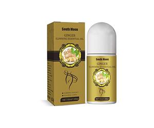 Roll-On de aceite esencial Health Guard, aceite de jengibre para adelgazar la barriga 50 ml, aceite esencial natural puro, para masaje para las extremidades del vientre, aceite aromático vegetal