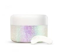 Roll-on Glitter Gel Body,Cara Purpurina Líquida para Maquillaje,Gel de Purpurina Corporal,Lentejuelas de sirena, Holographic Gliter Face Paint,Festival Rave Accessories,Purpurina Gruesa Brillante (03)