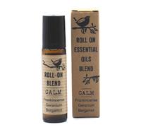Roll-on Mezcla de Aceites Esenciales Calma Incienso, Geranio y Bergamota con vitamina E - 10ml. - HOSTENATURA