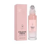 Roll On Perfume, Rose Scent Fragrance Oil, Planta Extract Bottle for Body Wrist Neck Travel Home Office Dating Party Wedding Daily Long Lasting Use Women Men Gift Personal Care
