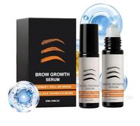 Roll-On - Solución para cejas - 2 unidades de cuidado natural suave | Fluido para cejas enrollables - Para el cuidado diario, cejas más llenas, aspecto saludable y revitalizado, hombres, mujeres