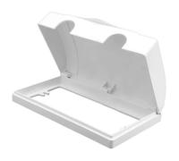 Roll Over Image To Zoom In Double Socket Protector Cover Waterproof Electric Plug Socket Cover Baby Safety Box 1pc