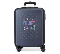 ROLL ROAD Be Yourself Maleta De Cabina Rígida 55cm, Azul