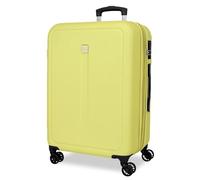 Roll Road Camboya Maleta Mediana Amarillo 46x65x23 cms Rígido 3,7kgs Cierre de combinación Lateral ABS 3,7kgs 56L Extensible