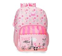Roll Road Coffee shop Mochila Escolar, Rosa