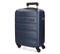 Roll Road Flex Maleta de cabina Azul 38x54x20 cms Rígida ABS Cierre combinación 35L 2,5Kgs 4 Ruedas Equipaje de Mano