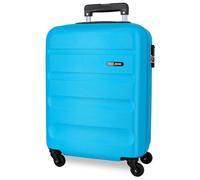 Roll Road Flex Maleta de Cabina Azul 38x55x20 cms Rígida ABS Cierre combinación 35L 2,5Kgs 4 Ruedas Equipaje de Mano