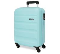 Roll Road Flex Maleta de Cabina Azul 38x55x20 cms Rígida ABS Cierre de combinación Lateral 33L 2,46 kgs 4 Ruedas Dobles Equipaje Mano