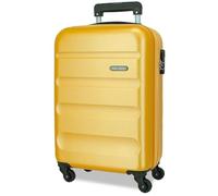 Roll Road Flex Maleta de Cabina Beige 35x55x20 cms Equipaje Mano Air Europa Rígida ABS Cierre de combinación Lateral 33L 2,78 kgs 4 Ruedas Dobles