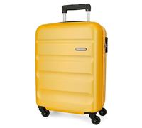 Roll Road Flex Maleta de Cabina Ocre 38x55x20 cms Rígida ABS Cierre de combinación Lateral 35L 2,46 kgs 4 Ruedas