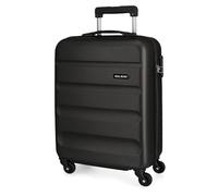 ROLL ROAD Flex, Maleta De Cabina Rígida 55cm Adultos Unisex, Negro, 38x55x20 Cms