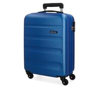 Roll Road Flex Maleta de cabina Rígida, Azul, 4 Ruedas